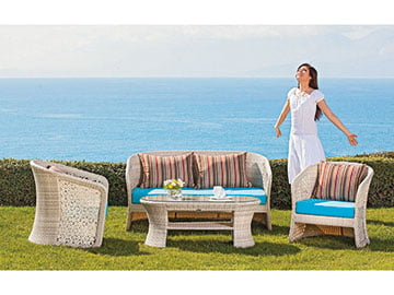 Felicita Sentetik Rattan Oturma Grubu