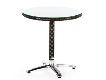 Lilac Sentetik Rattan Masa Takımı