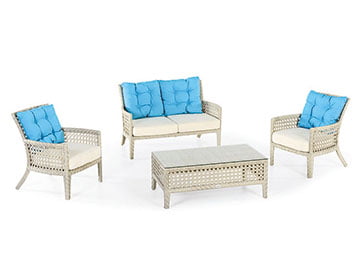 Mega Sentetik Rattan Oturma Grubu