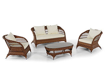 Ospite Sentetik Rattan Oturma Grubu