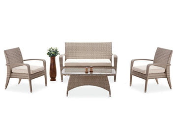 Yuka Sentetik Rattan Oturma Grubu