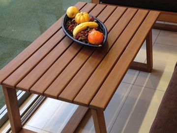 Ahşap Bahçe Sehpaları