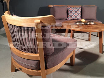 ROMA Ahşap Oturma Grubu