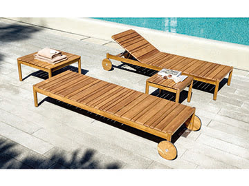 Ahşap Bahçe Şezlongları