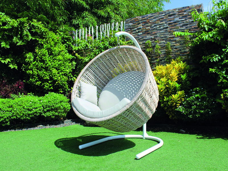  Rattan Bahçe Salıncağı